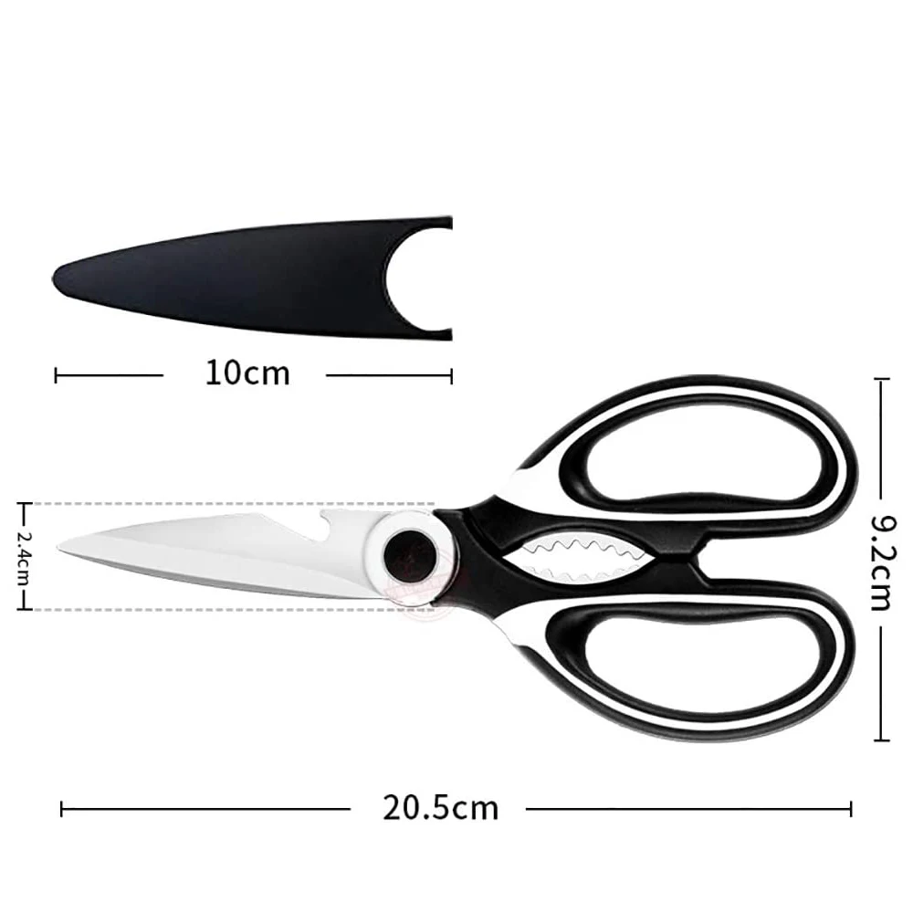 Keuken Schaar Mes Zware Sharp Rvs Multifunctionele Snijden Schaar Voor Vis Kip Bot Gevogelte Vlees Kruiden