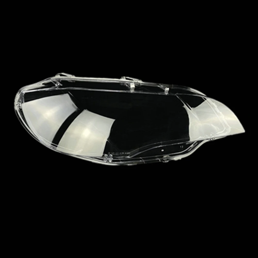 Car Front Headlight Glass Headlamp Transparent Lampshade Lamp Shell Lens Cover For BMW X6 E71 2008 2009 2010 2011 2012 2013 2014