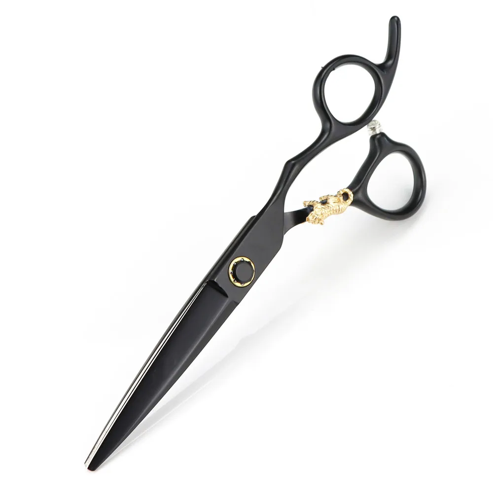 Professional JP 440c steel 6 '' Bearing tiger hair scissors haircut thinning barber makas cutting shears hairdressing scissors