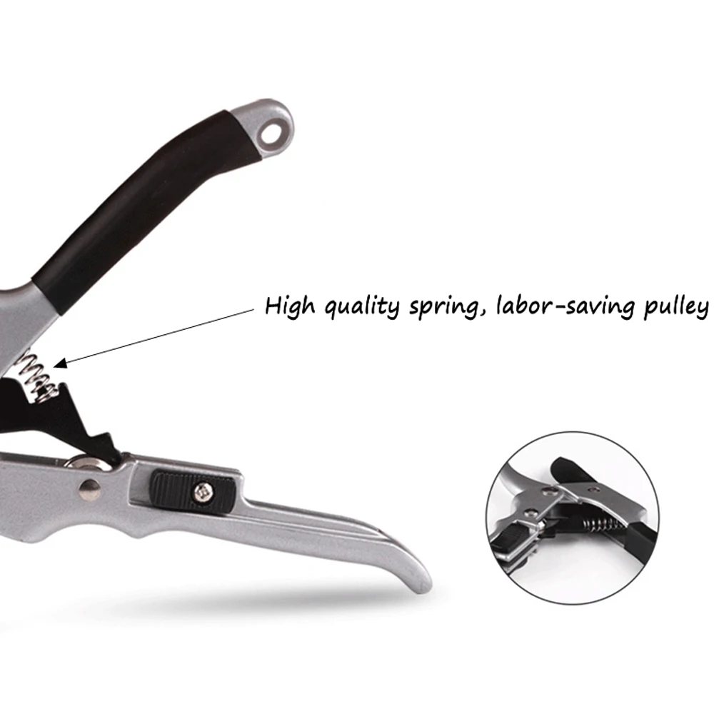 20Cm Lưỡi Thép Ratchet Lao Động Tiết Kiệm Trái Cây Picke Vườn Kéo Tay Máy Tỉa Nhánh Cắt Tỉa Trái Cây Cắt Cây kéo Cắt Tỉa
