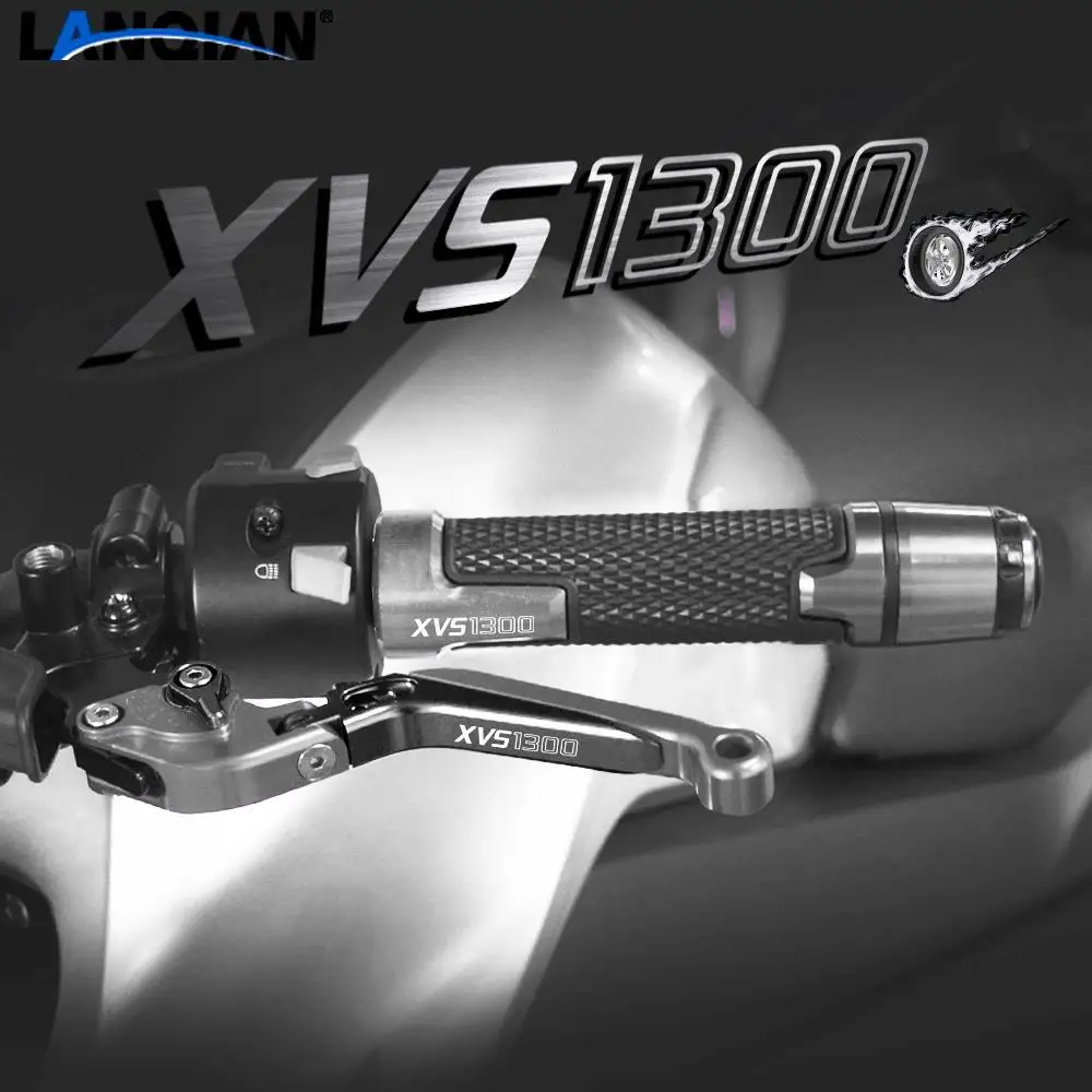 Motorcycle Brake Clutch Levers Handlebar Hand Grip Ends For Yamaha XVS1300 V-STARDELUXE / STRYKER BULLETCOWL / STRYKER 2011-2017