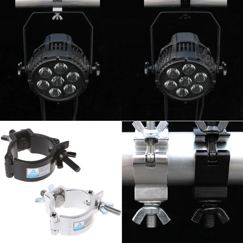 DJ Light materiale in alluminio Stage Light 100kg 48-51mm supporto per morsetto a gancio