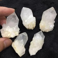 1PC Natural White Quartz Natural Stone Crystal Cluster Rock Mineral Specimens Raw Crystals for Aquarium Decoration Home Decor