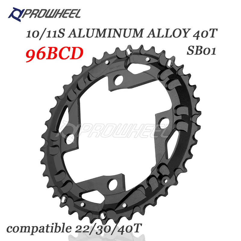 MTB Bike Chainring 64/96/104 BCD Chainwheel 22/24/26/28/32/36/38/40/42/44T Double/Triple Speed Sprock for Crankset Repair Tooth