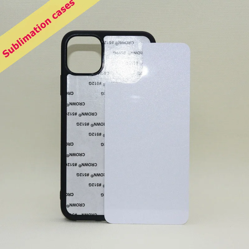 

100pcs heat press Sublimation blank phone cases for iphone 14 13 12 11 pro xs max 7 8 plus xr 6 6s case cover covers