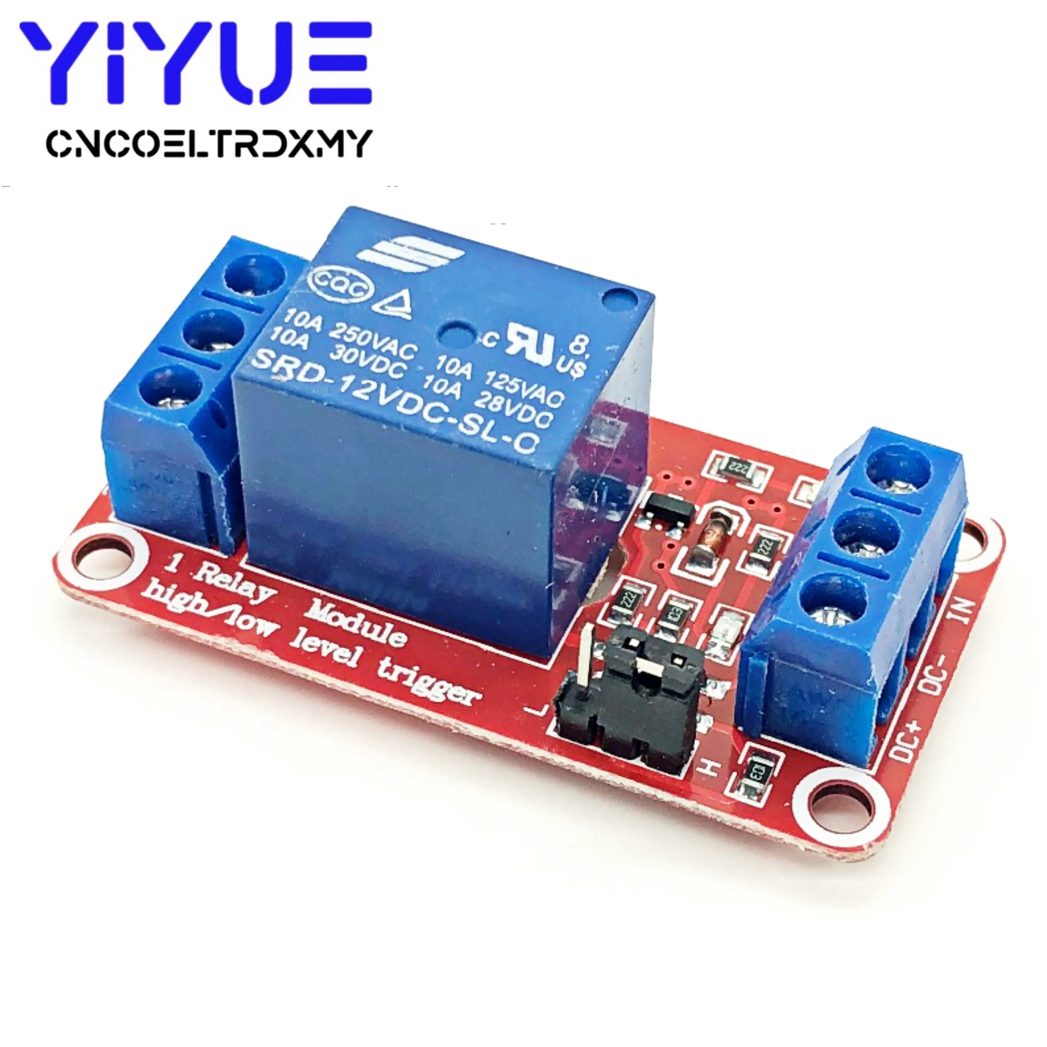 Stejnosměrný 12V 1 běžící pás elektromagnetické relé modul s optočlen štít deska vysoký a nízko úroveň spoušť energie poskytnout modul pro arduino