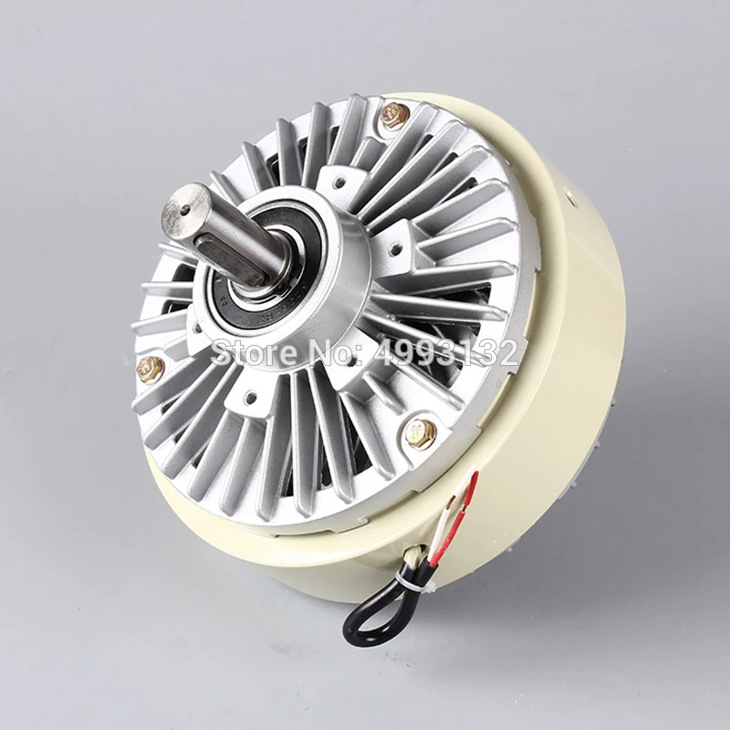 1,2 kg 12N.m Dual-achse Magnetische Pulver Kupplung 24V Spannung Controller Elektromagnetische Pulver Aufblasbare Welle