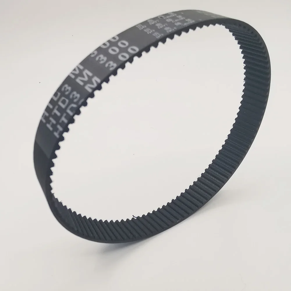 Black Rubber HTD 3M Type Closed Loop Timing Pulley Belt  3mm Picth 1245-1638mm Length 10/15mm Width Synchronous Belt