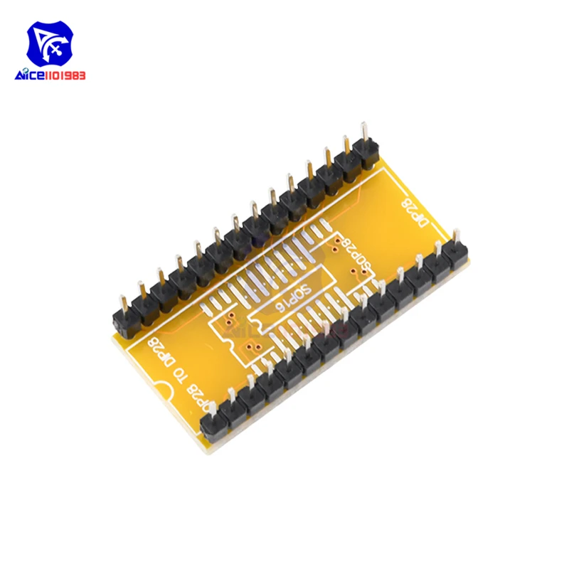 diymore 10PCS/Lot SOP16 SOP28 to DIP16 DIP28 SSOP28 TO DIP28 Adapter PCB