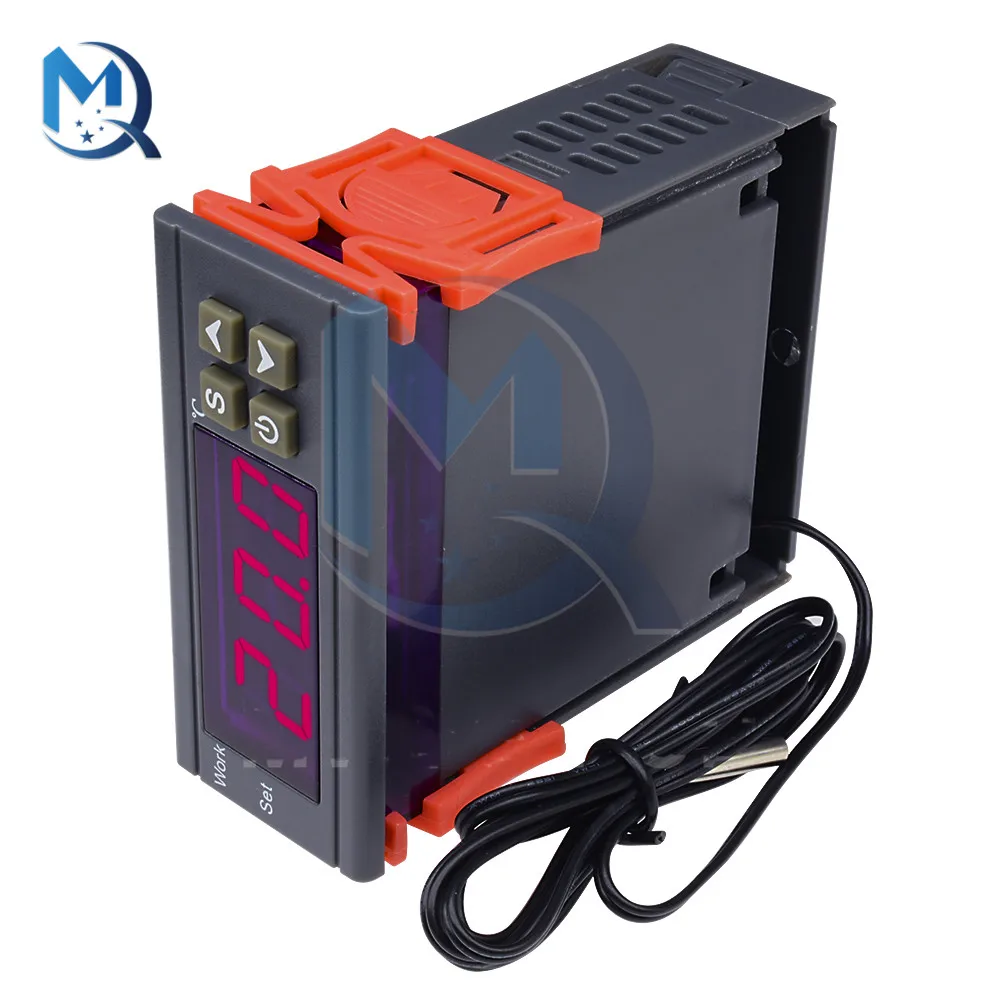 MH1210W Digital Thermostat AC90V-250V DC12V DC24V Temperature Controller Sensor Switch Thermoregulator