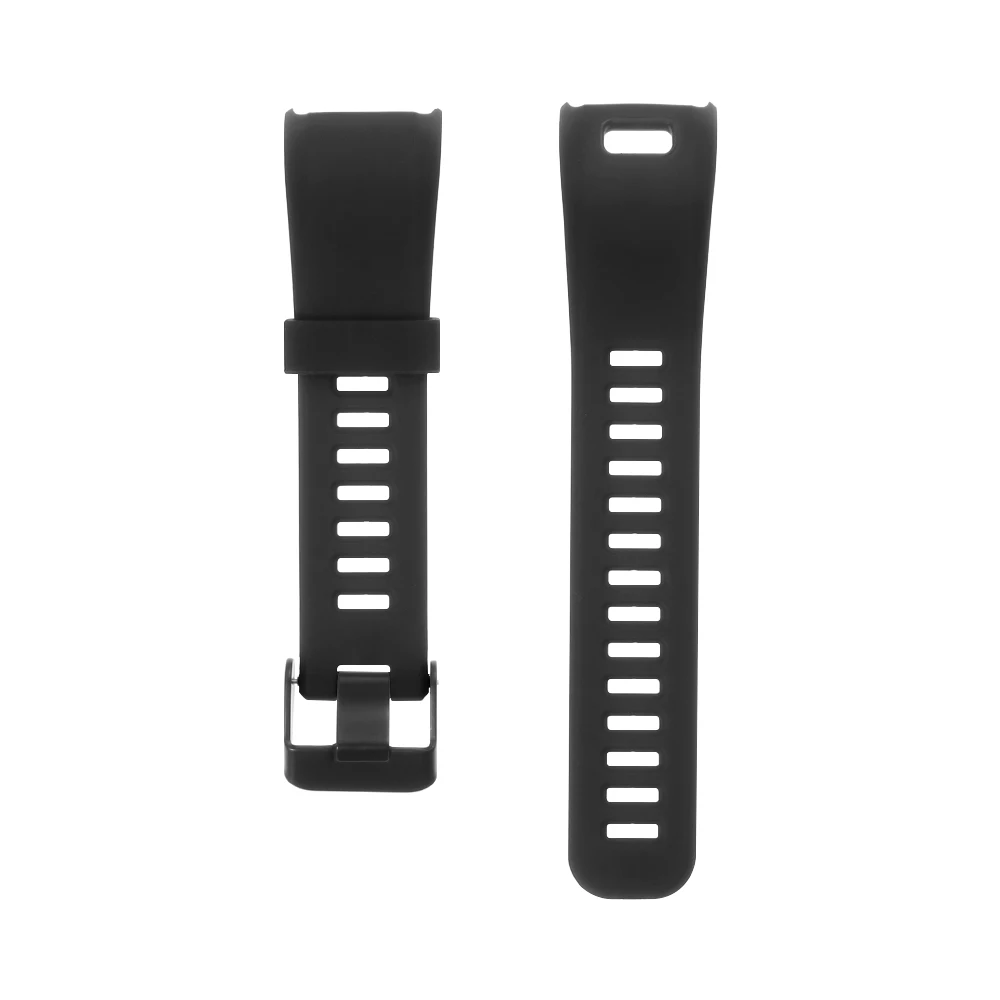 Pulseira de relógio garmin vivosmart hr, correia de borracha de silicone para substituição de pulseira esportiva, pulseira de relógio com ferramentas