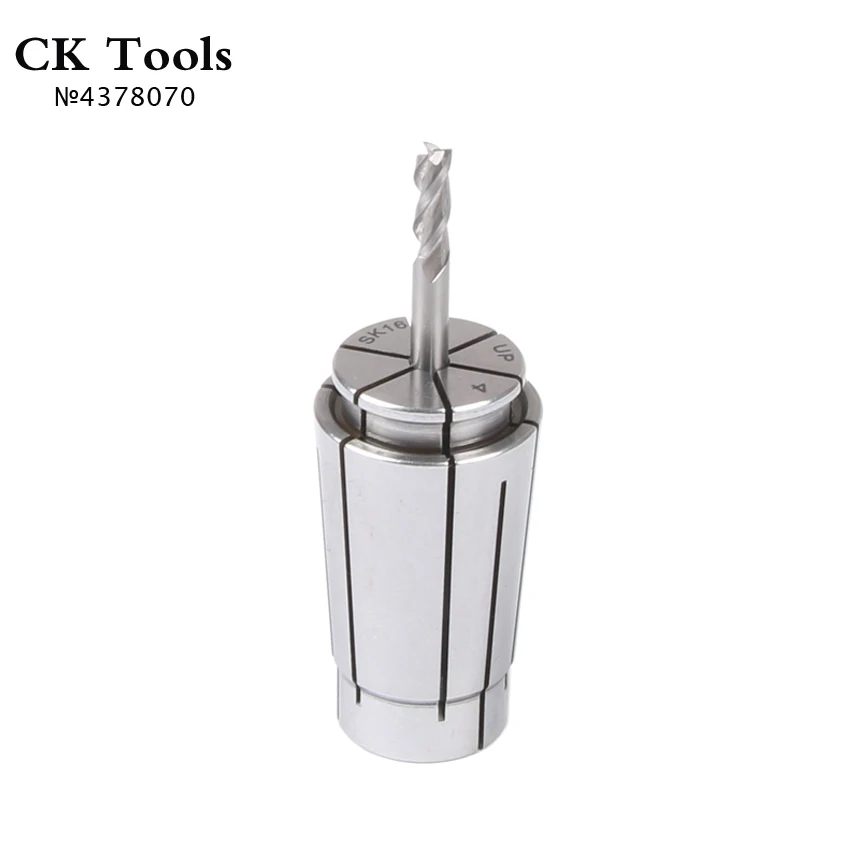 AAA 0.005 high precision 1PCS SK06 SK16 3MM-16MM 1/8 collet SK10 collet 3mm- 10mm for SK16 SK10 holder CNC milling CHUCK