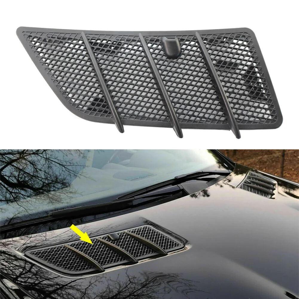 

RH Auto Hood Air Vent Grille Cover For Mercedes Benz W164 GL350 GL450 ML350 ML450 ML GL Class 2008 2009 2010 2011 ABS Plastic