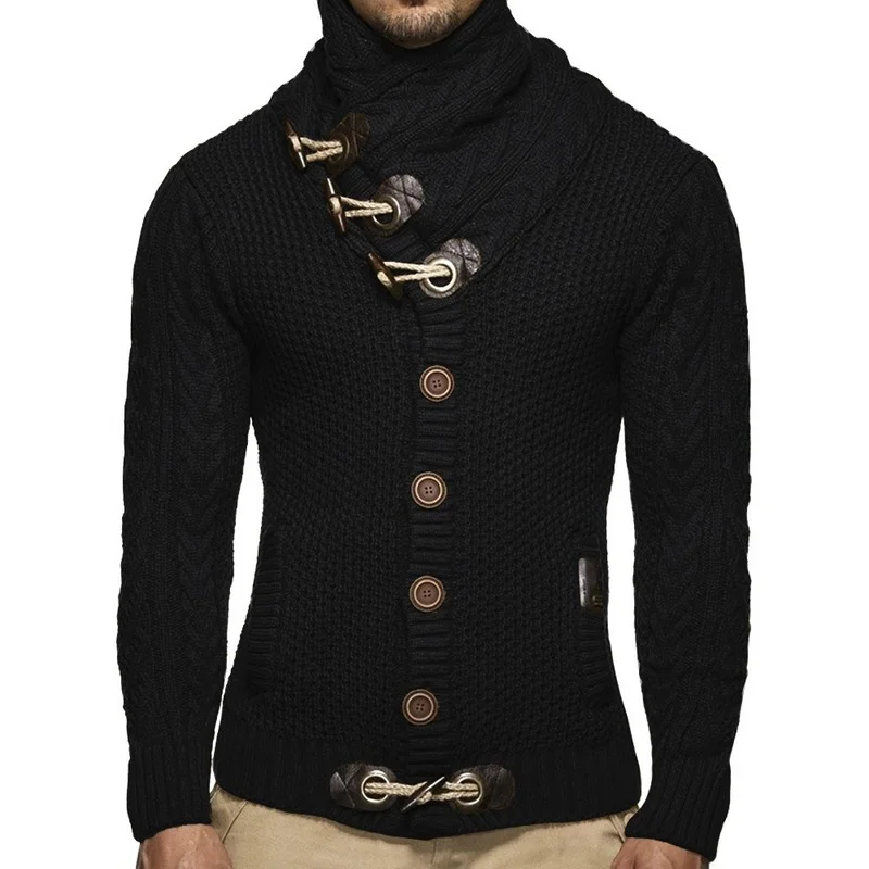 ZOGAA Men Sweater Coat Autumn Winter Knitted Cardigans Coats