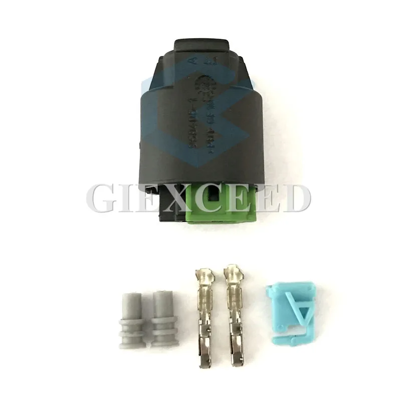 2 Sets 2 Pin AC Assembly 968405-1 1-967644-1 Water Temprature Sensor Connector Automotive Socket For BWM Porsche Benz BUICK