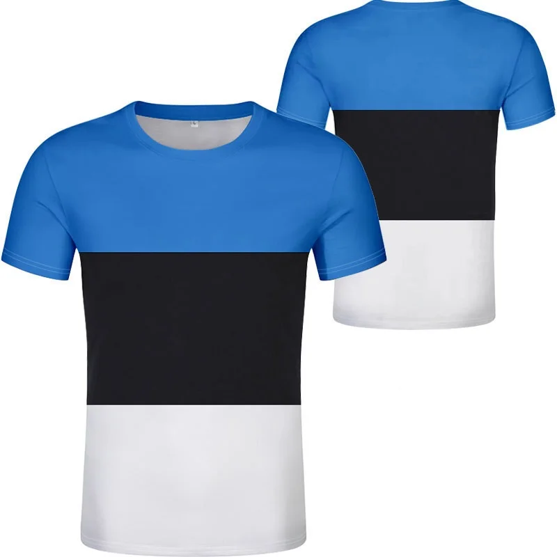 ESTONIA T Shirt Name Number Est T-shirt Photo Estonians Eesti College Clothes Print Diy Free Custom Made Jersey Casual Short