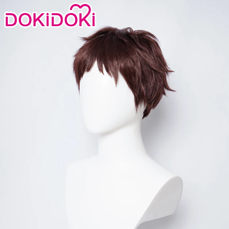 Kaii Chisakii Wig Anime Cosplay Wig DokiDoki Kaii Chisakii Cosplay Overhaul Hair Men Brown Heat Resistant Wig Free Wig Cap