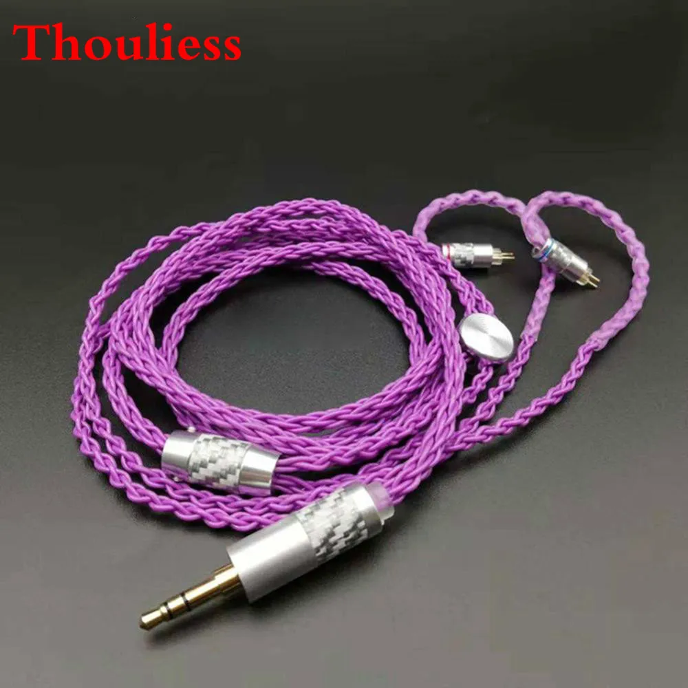 Thouliess 2.5/3.5 /4.4mm Balanced 0.78mm 2Pin Headphone Upgrade Cable For W4r UM3x 1964 Heir 10.A IEM8.0 IEM10.0 KZ zs5/zs3