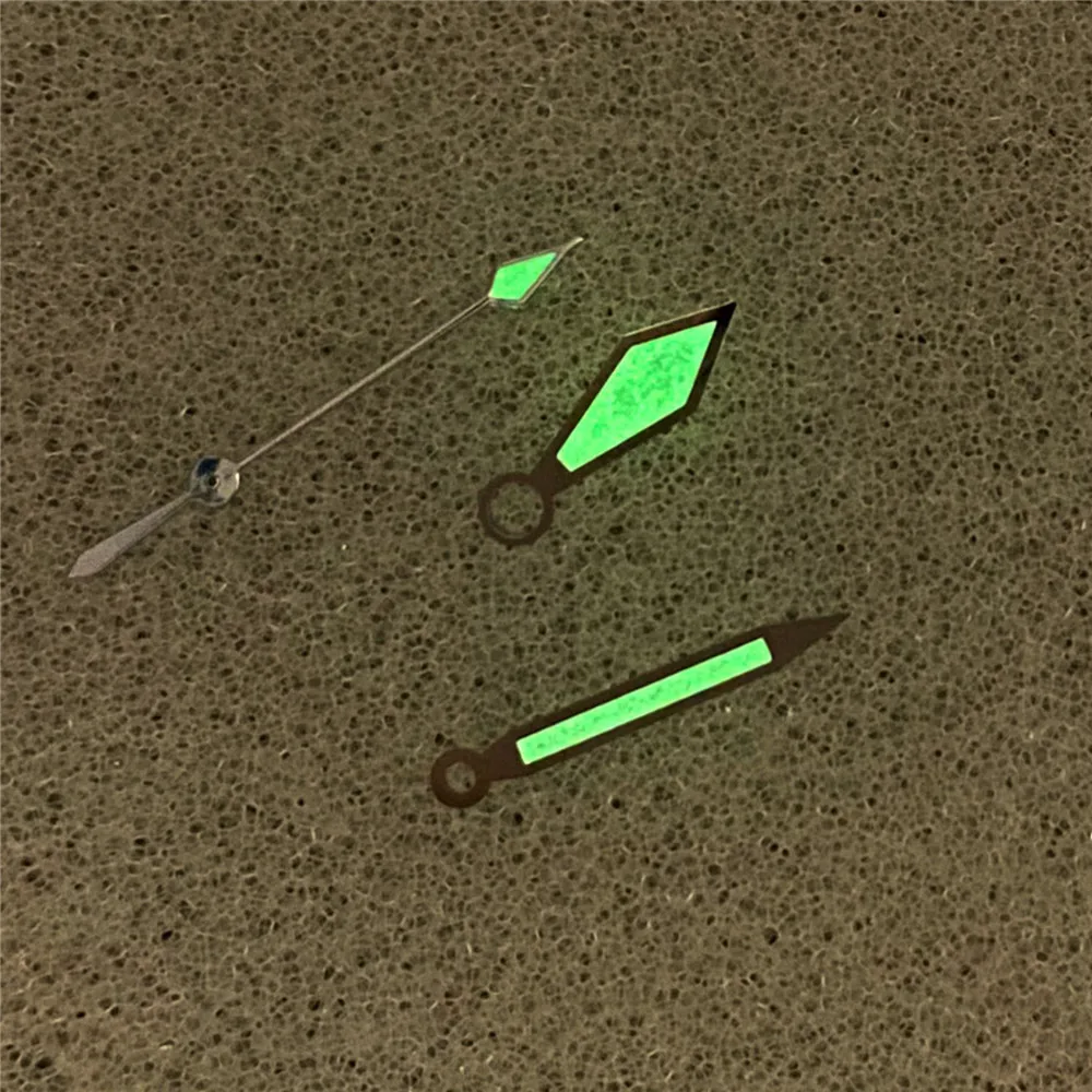 Đồng Hồ Chi Tiết Sửa Chữa Xanh Dạ Quang Đồng Hồ Kim Đồng Hồ Bạc Tay Cho NH35/NH36 Tự Động Chuyển Động