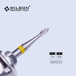 WilsonDental Burs 5000123-ISO 277 110 014 Tungsten Carbide Dental Bur for Trimming Metal