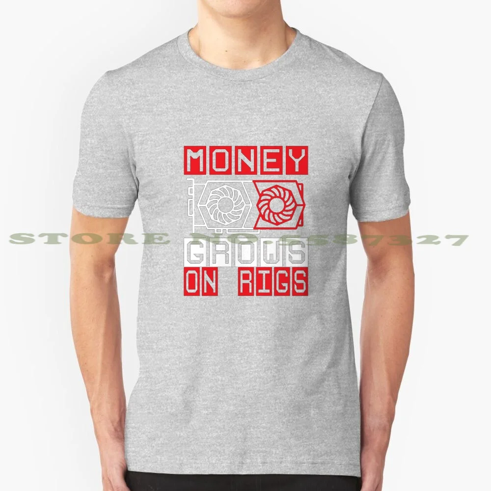 Gpu Miners Money Grows On Rigs Team Red Crypto Mining Summer Funny T Shirt For Men Women Gpu Miner Gpu Mining Mining Rig Mining