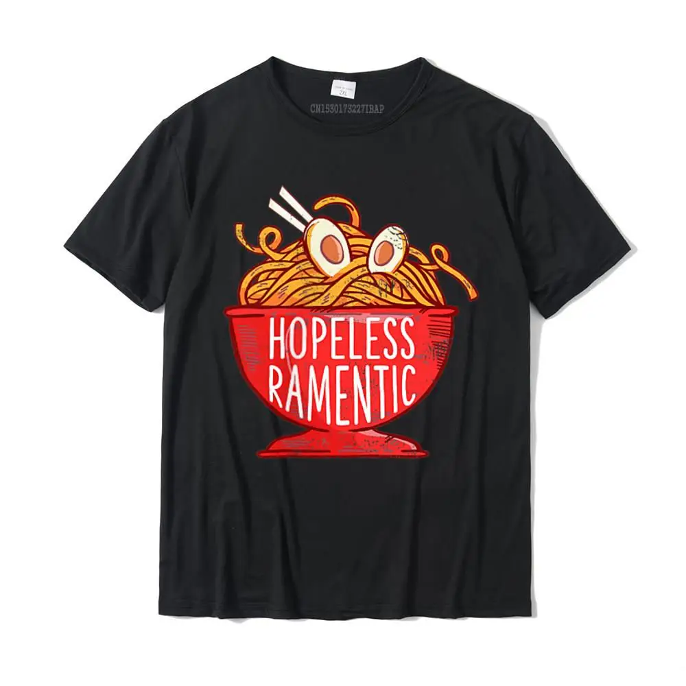 Hopeless Ramentic Japanese Ramen Noodles Pocket Graphic Gift T-Shirt Top T-Shirts For Men Normal Tops Shirt Funny Cosie Cotton