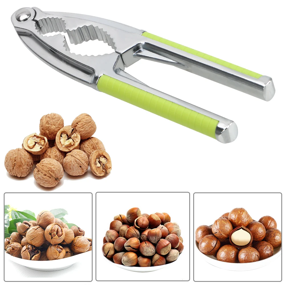 Sheller Opener Nut Clip Quick Walnut Cracker Kitchen Tools Pine Pecan Hazelnut Plier Stainless Steel Nutcracker Nut Cracker