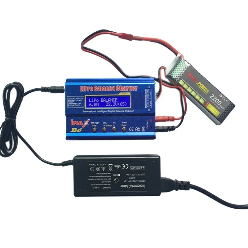 Imax 80w B6 RC Balance Charger with T XT60 Tamiya Connector Plug for Lipo NiMH NiCd Battery Balance charger