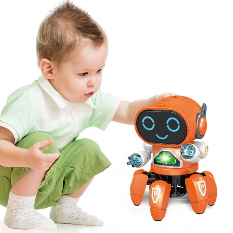 Elecronic Robot Toy Smart Space Walking Dancing Robot Singing Music Robot White/Pink/ Orange/ Blue Dancing Walking Robot