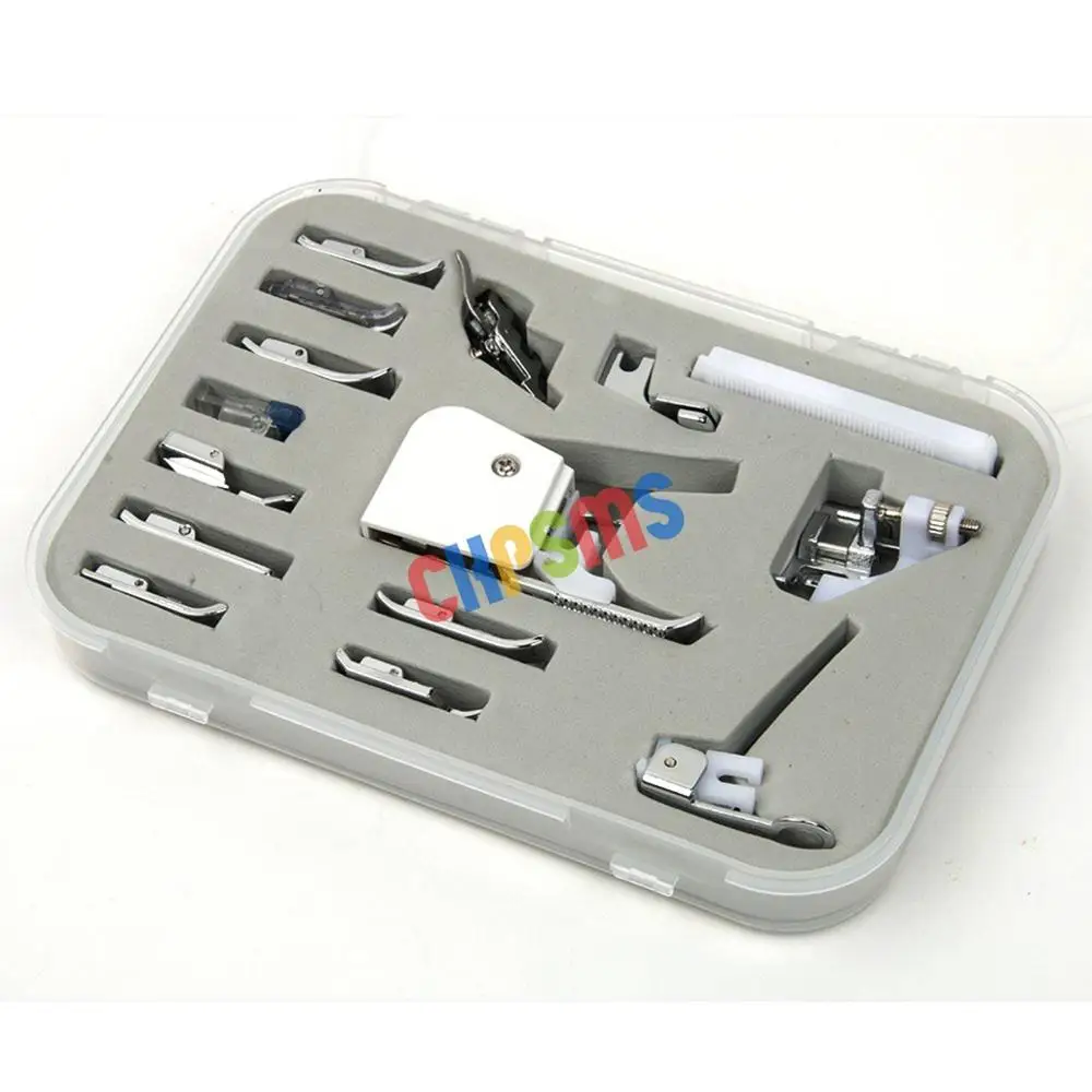 15PCS HOME FEET SET FIT FOR LOW SHANK SEWING SINGER BROTHER Babylock Bernina Janome# CY-015