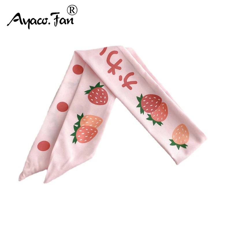 Girls Retro Bowknot Elastic Hairbands for Women Chiffon Silk Scarf Ribbons Headband Hair Ties Ponytail Holder Hair Accessorie