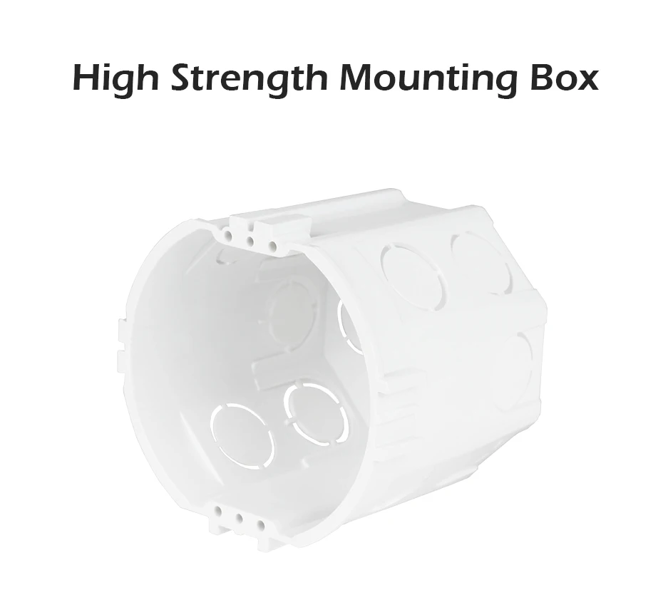 Minitiger Hot Sale 73*62MM EU European Standard Cassette Universal Wall Mounting Box for Wall Switch and Socket Back Box Pop