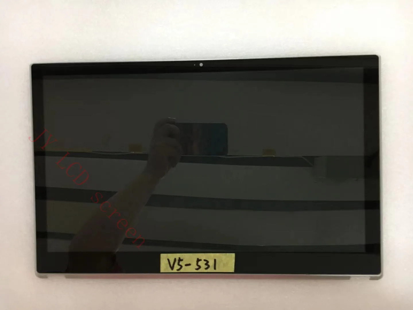 Pantalla lcd de 15,6 pulgadas con marco para ordenador portátil, montaje de digitalizador táctil para Acer Aspire V5-531, V5-531P