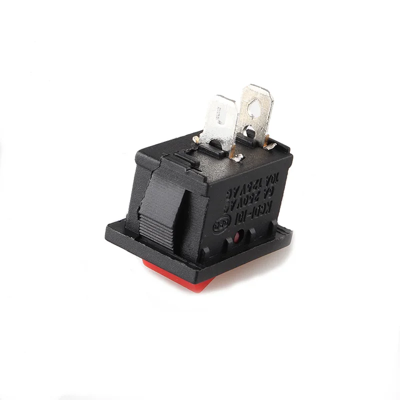 KCD1-101B/2P Rocker Switch High Quality on-off PA66 Material Shell 250V Voltage 6A Electric Current