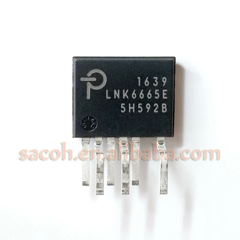 

10Pcs LNK6665E or LNK6664E or LNK6663E eSIP-7C High-Power Off-Line Switcher