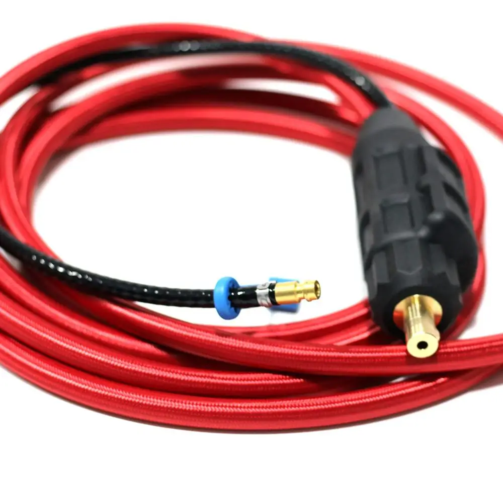 

WP9 Red Soft Welding Cables with Easy Change Connector