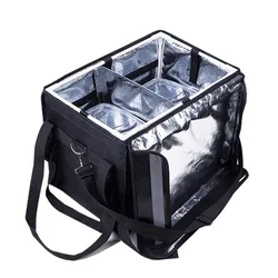 Bolsa enfriadora Extra grande de 80L, paquete de hielo para coche, almuerzo térmico aislado, bolsas frescas para refrigerador