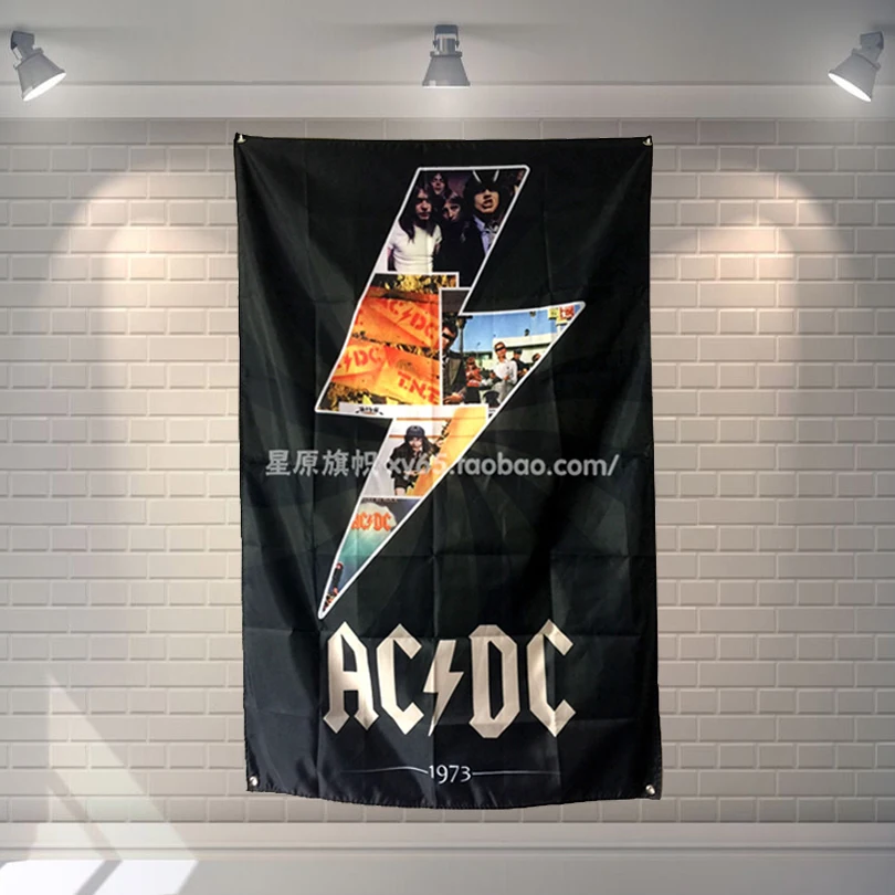 

Metal Music Ad Rock Music Stickers Famous Band Flag & Banner High-quality Canvas Painting Banquet Music Festival Party Decor F7