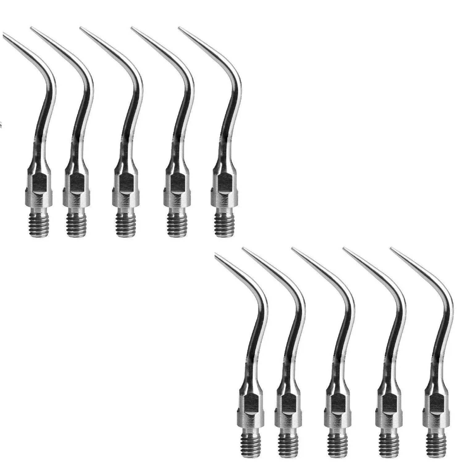 10PCS Dental Perio Scaling Tips PS4 Diamond Ultrasonic Siroson Perio Scaler SIRONA