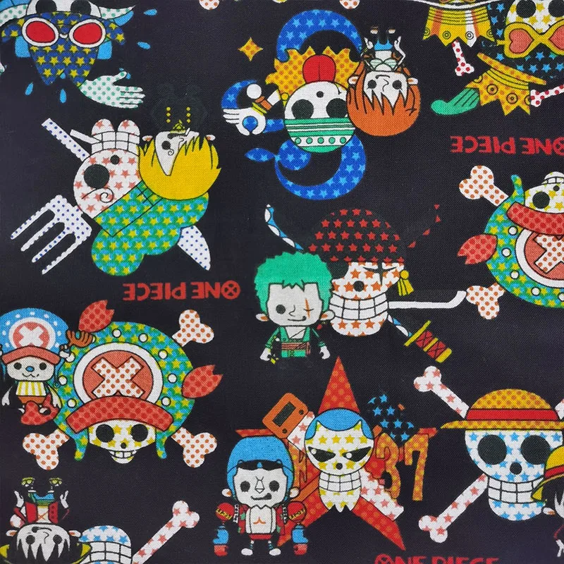 140*50cm1pc 100%Cotton Fabric Skull Piece Print Fabric Telas Patchwork Fabric Sewing Materia DIY Baby Women Clothing Quilting