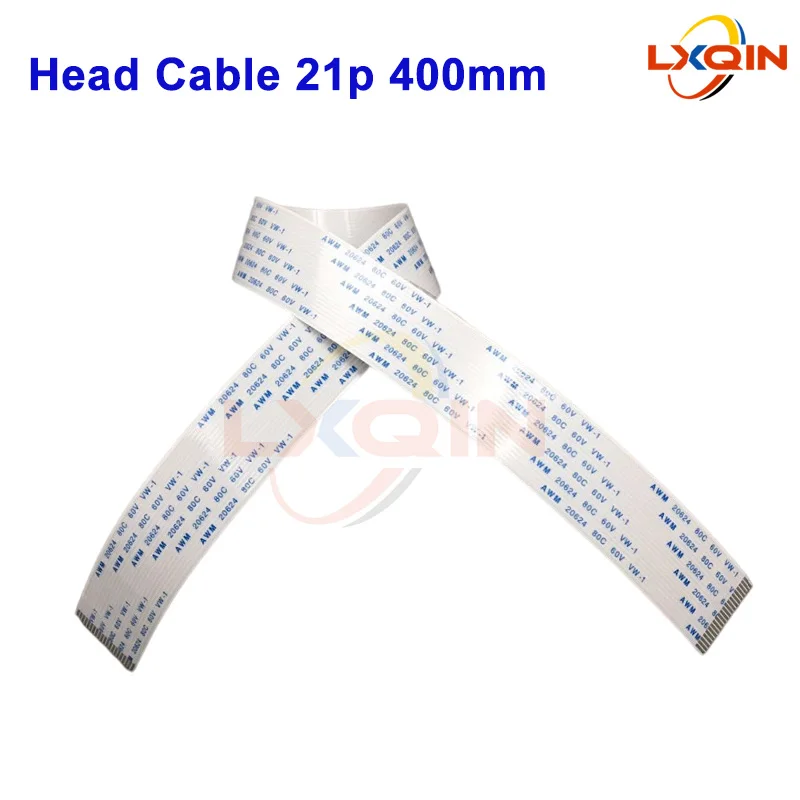 

LXQIN 10pcs Epson DX4 Print Head Cable 21P flexible cable for Mimaki JV22 JV3/4 Roland 540i Mutoh Printer FFC 21pins Flat Cable