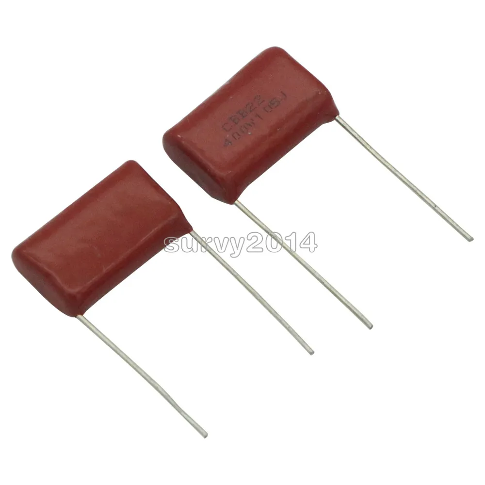 5 PCS ใหม่ CBB22 Capacitor 400V 105J 1UF 400V/105J Pitch 20มม.22*14*7มม.