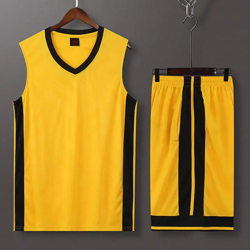 Student Uniform Tracksuit Sport Jerseys Team Basketball Football Suit Men Women Adulit Gym Fitness Exercise Vest + Shorts Set 11