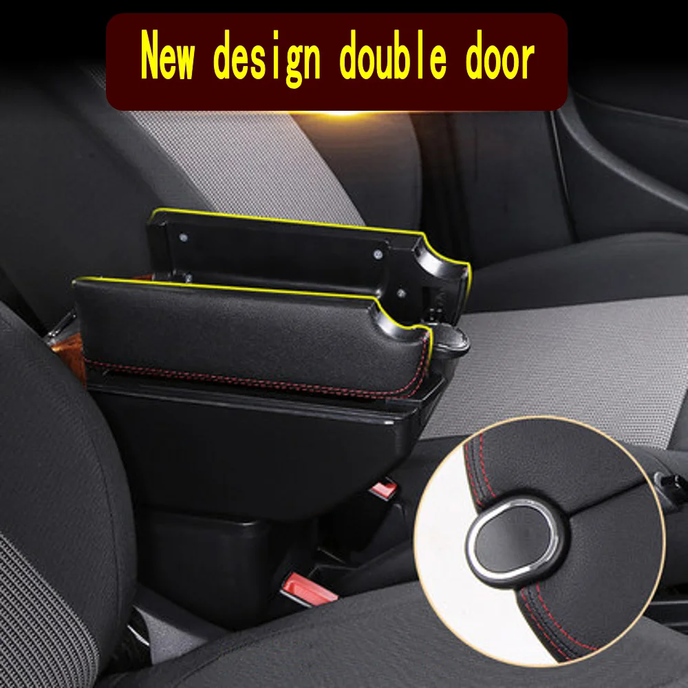 For Chery A13 Very Celer fulwin 2 Armrest Box Retrofit Parts Center Console Special Storage Space Car Elbow Rest with USB