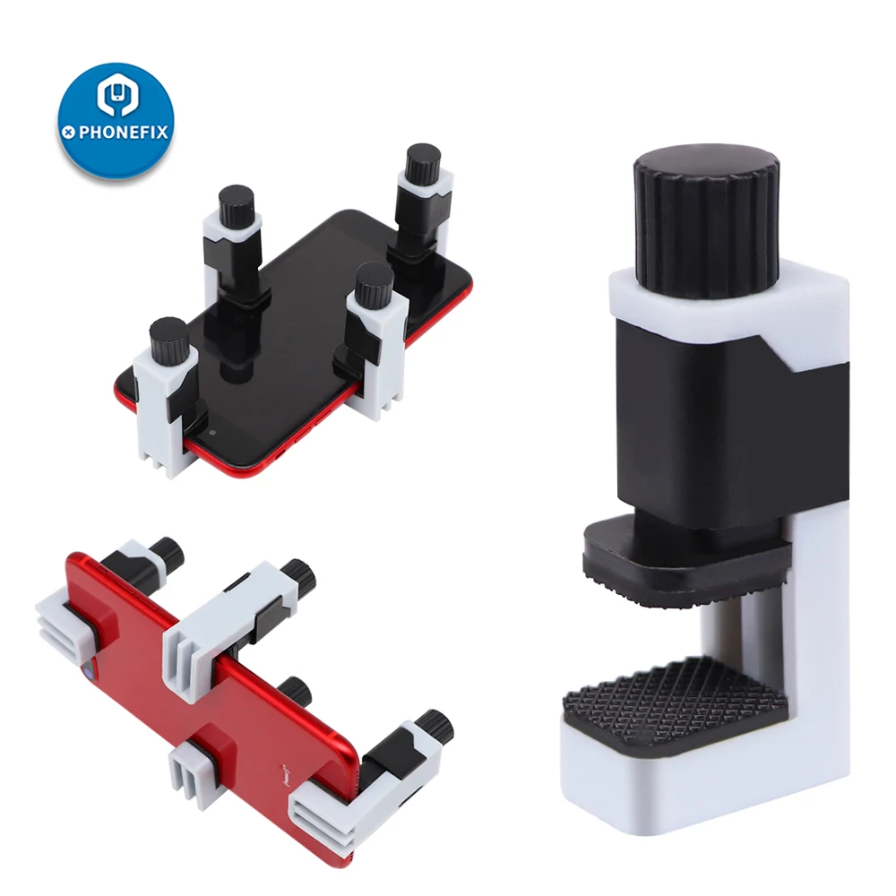 4 Điều Chỉnh Kim Loại Kẹp Đèn Kẹp Dành Cho iPhone/iPad/Máy Tính Bảng Điện Thoại Dụng Cụ Sửa Chữa Màn Hình Hiển Thị LCD Màn Hình chốt Kẹp Kẹp