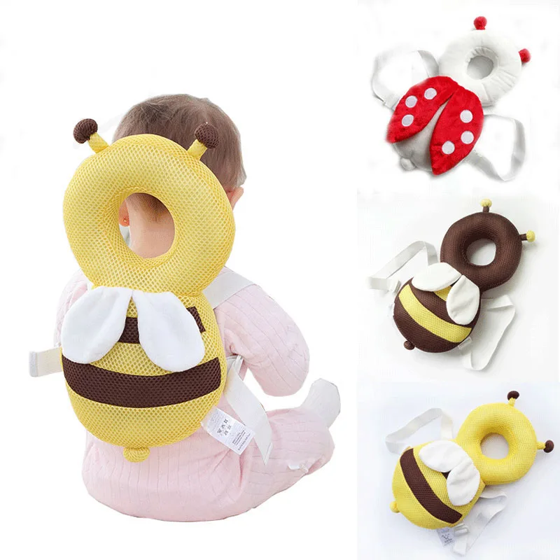 

Toddler Headrest Pillows Cartoon Baby Head Protection Infant Cute Wings Anti Crash Pad Style