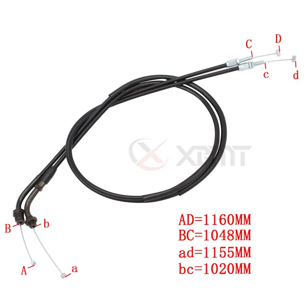 Motorcycle Throttle Cable For Honda Steed VLX 400 600 VLX400 VLX600 Magna VF 250 750 VF250 VF750 Shadow VT400