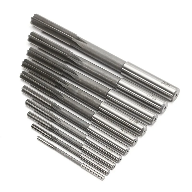 3–12 mm HSS-Maschinenreibahlen-Set, H7, gerader Schaft, Fräsen, Spannreibahle für Metall, Stahl, Aluminium – Detail 11