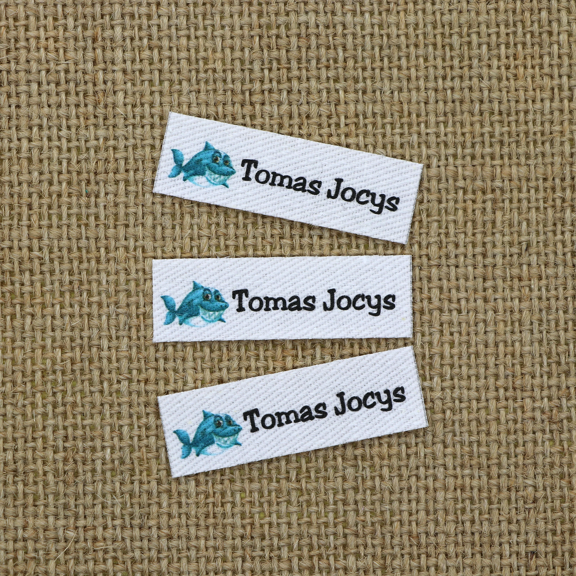 Ironing Labels, Logo or Text, Iron on Cotton , Clothing Labels, Custom Design,  Ironing tags (YT029)