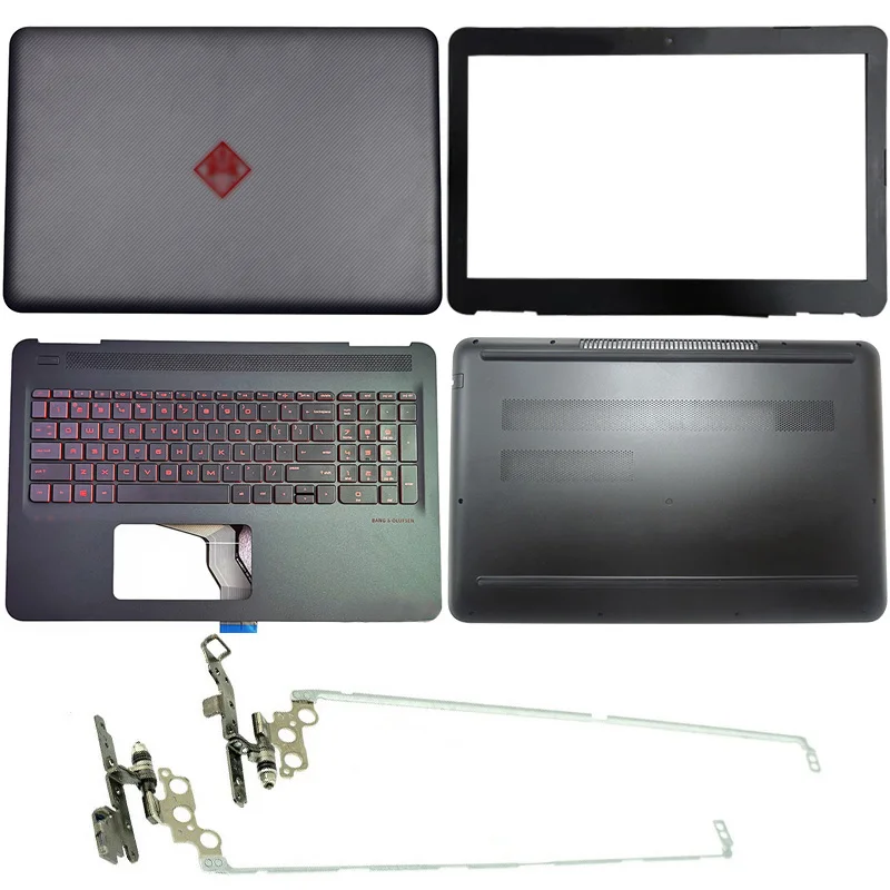 

Laptop For HP OMEN 15-AX 15T-AX 15-AX016TX 017TX 020TX 856715-001 Laptop LCD Back Cover/Front Bezel/Hinges/Palmrest/Bottom Case